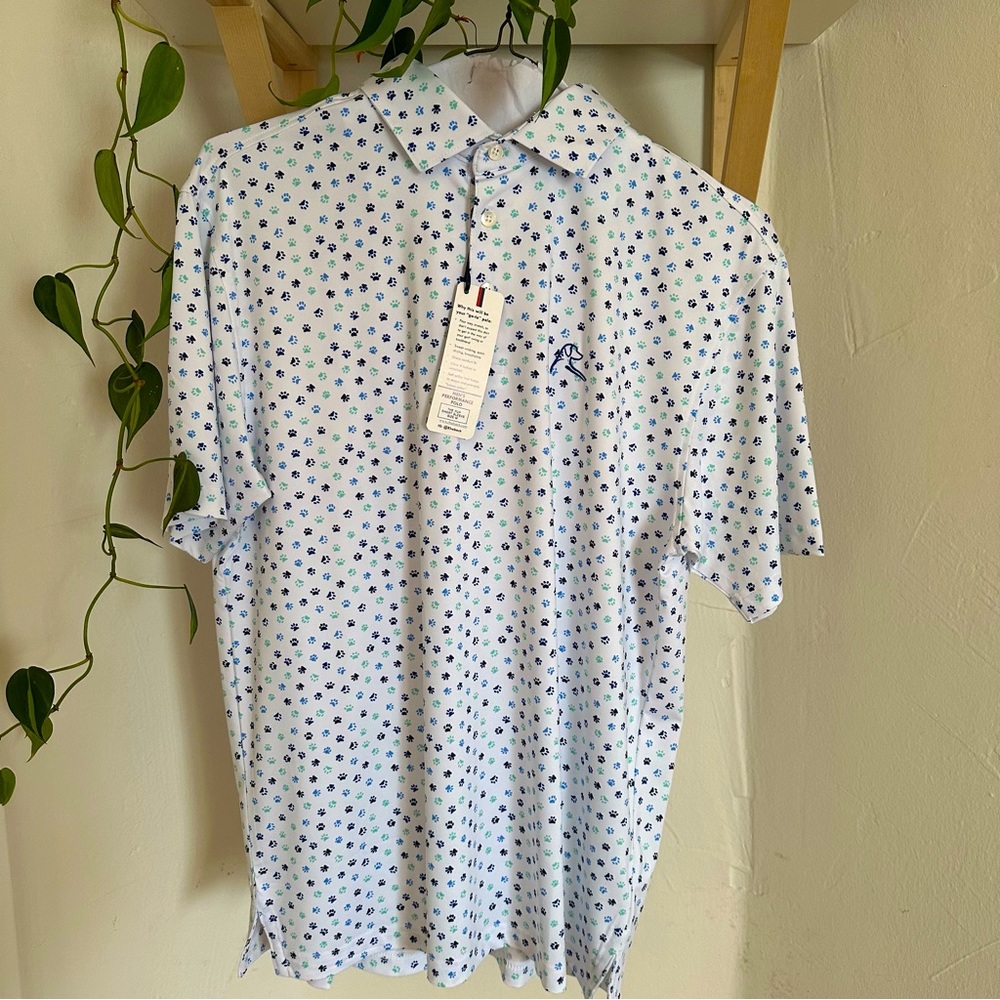 NWT Rhoback Golf Polo, Size M - The Pup